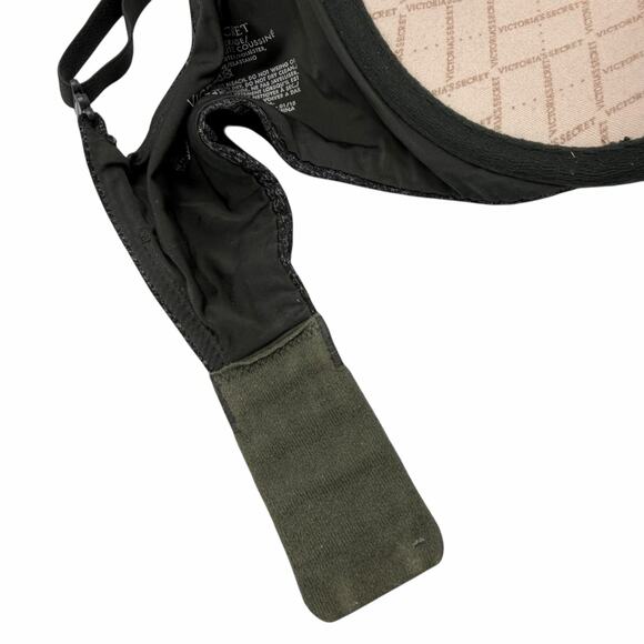 Victoria’s Secret 34DD Black Sparkle Padded Perfect Coverage Bra - Picture 4 of 5